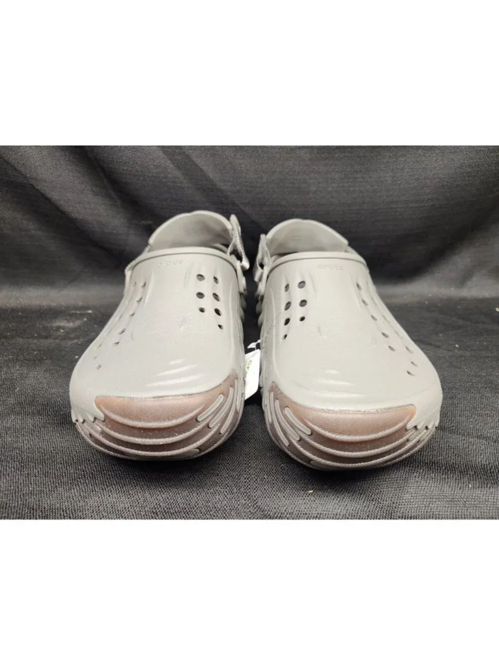 Crocs Men's Echo Gum RO Clog Slip-On 211675-1WS Grey Size 10 NEW WITH TAGS!